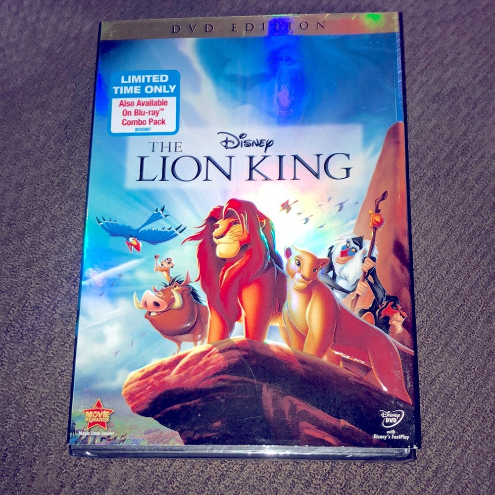 Disney The Lion King Unopened DVD